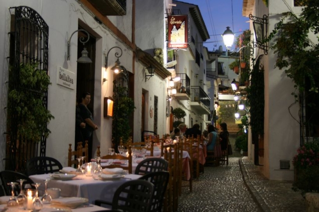 disfruta de una cena relajante